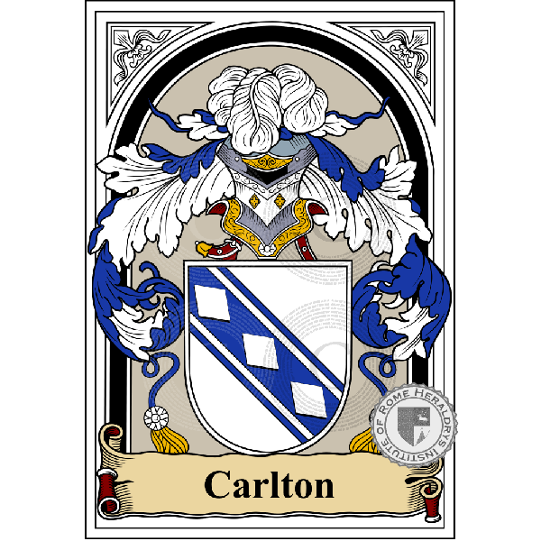 Coat of arms of family Carlton