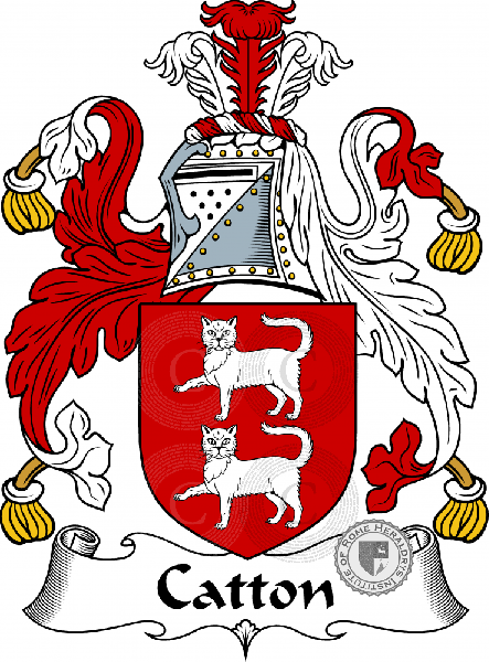 Coat of arms of family Catton