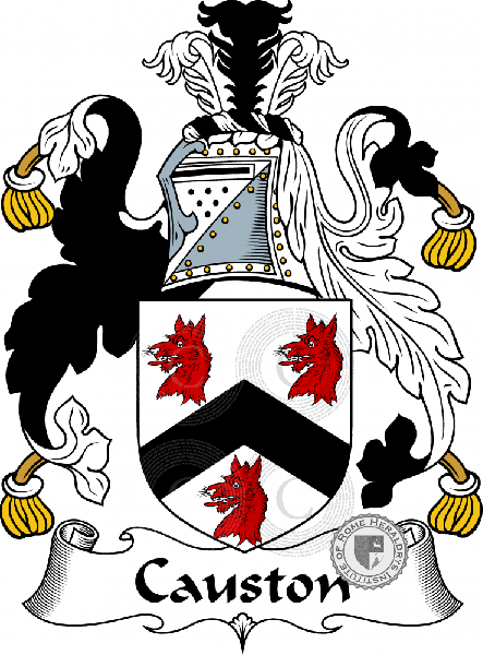 Wappen der Familie Causton