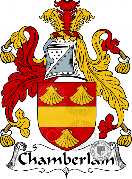 Coat of arms of family Chamberlayn