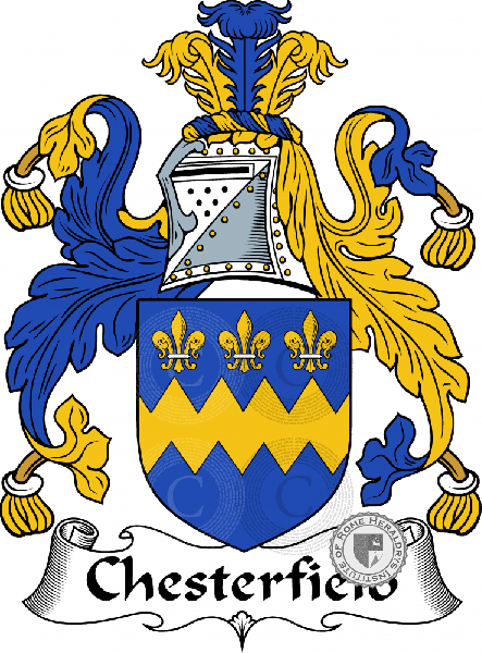 Coat of arms of family Chesterfield
