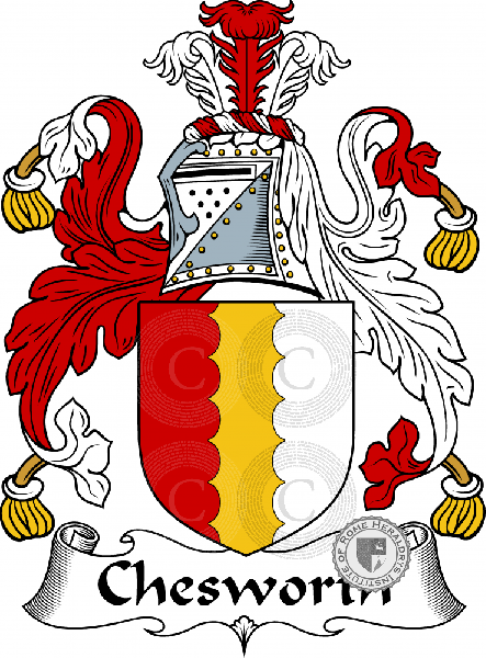 Coat of arms of family Chesworth