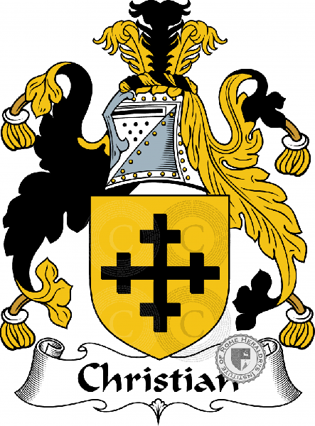 Coat of arms of family Christian