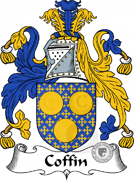 Coat of arms of family Coffin