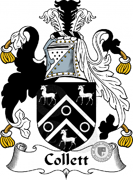 Coat of arms of family Collett