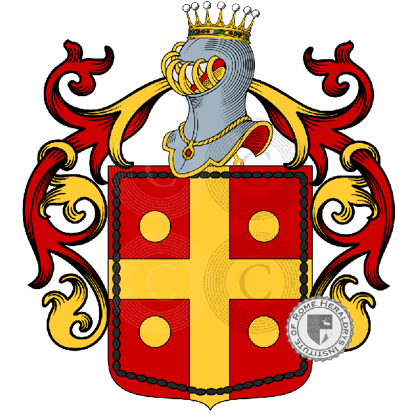 Coat of arms of family Ajuto