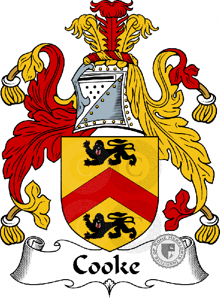 Coat of arms of family Cook 