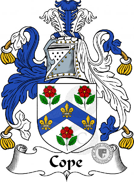 Coat of arms of family Cope