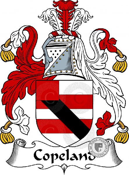Coat of arms of family Copeland