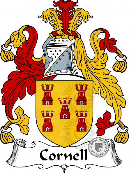 Coat of arms of family Cornell