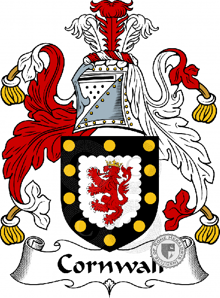 Wappen der Familie Cornwall