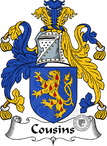 Coat of arms of family Cousin