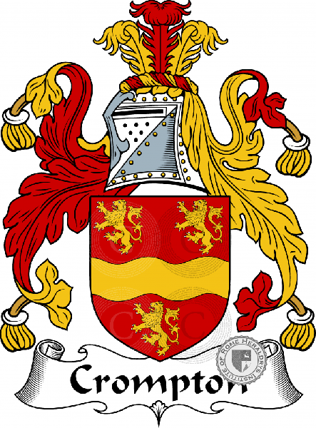 Coat of arms of family Crompton
