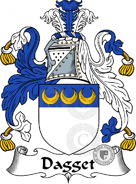 Coat of arms of family Dagget 