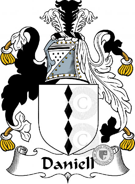 Coat of arms of family Daniell