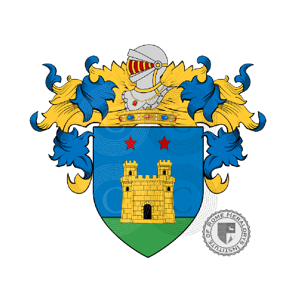Coat of arms of family Capilli o Capilla