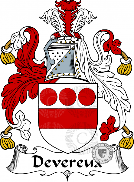 Coat of arms of family Devereux