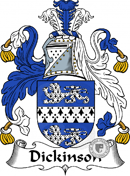 Coat of arms of family Dickinson
