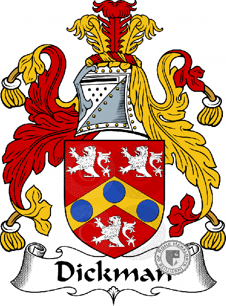 Coat of arms of family Dickman