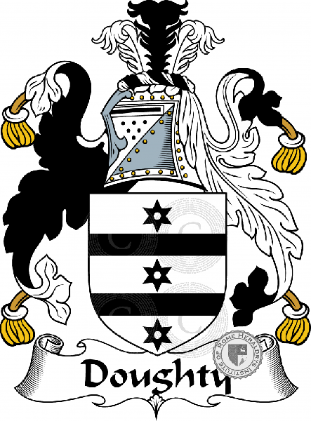 Coat of arms of family Doughty