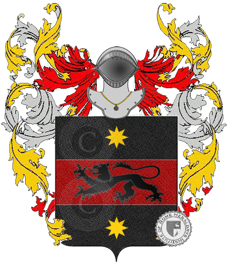 Coat of arms of family raccagni    