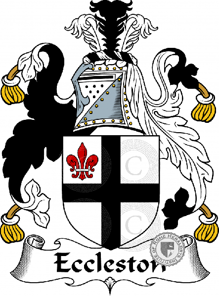 Coat of arms of family Eccleston