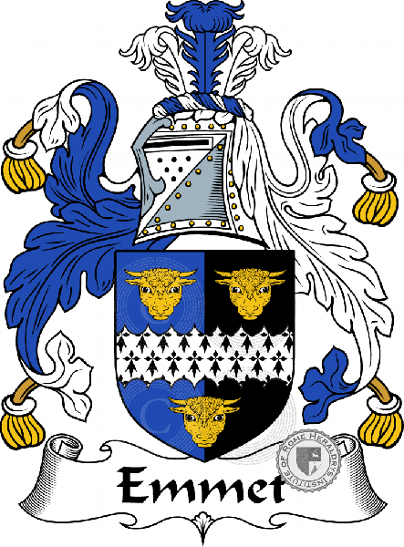 Wappen der Familie Emmet
