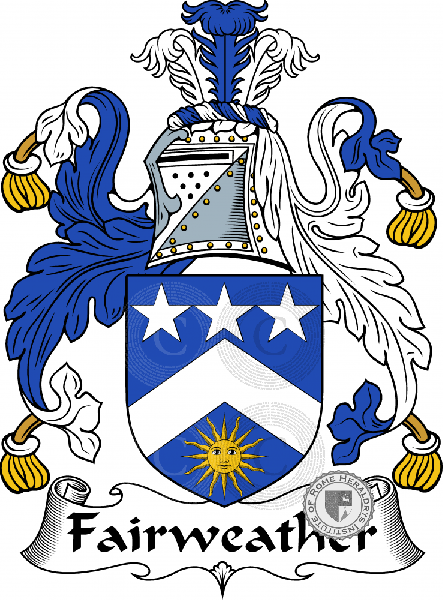Coat of arms of family Fairweather