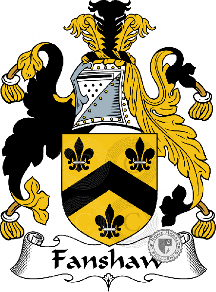 Coat of arms of family Fanshaw