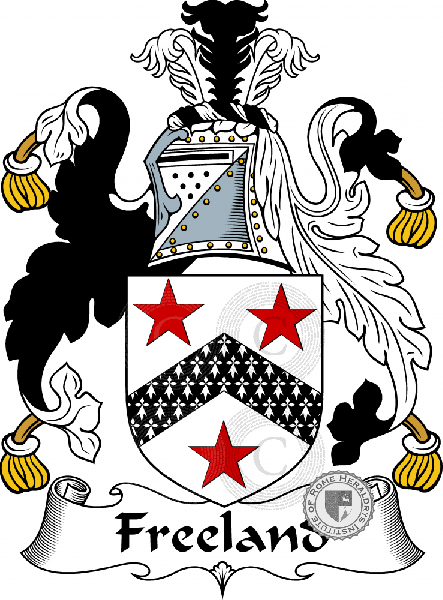 Wappen der Familie Freeland
