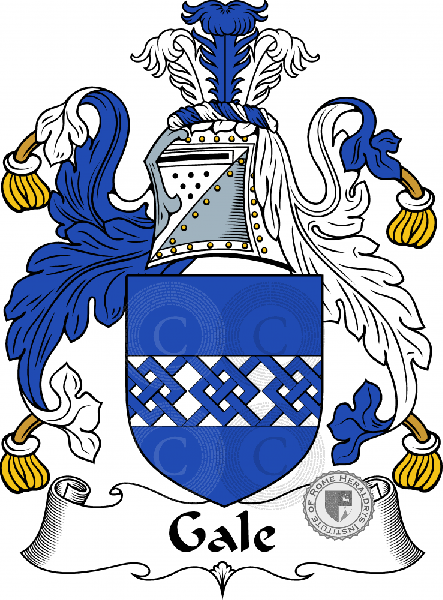 Coat of arms of family Gale