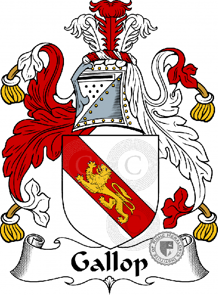 Coat of arms of family Gallop