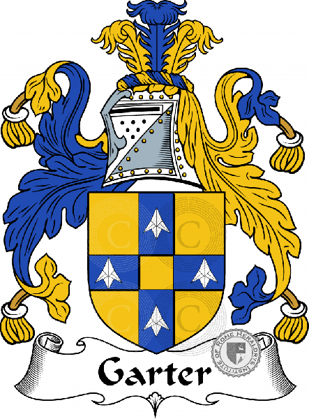Coat of arms of family Garter