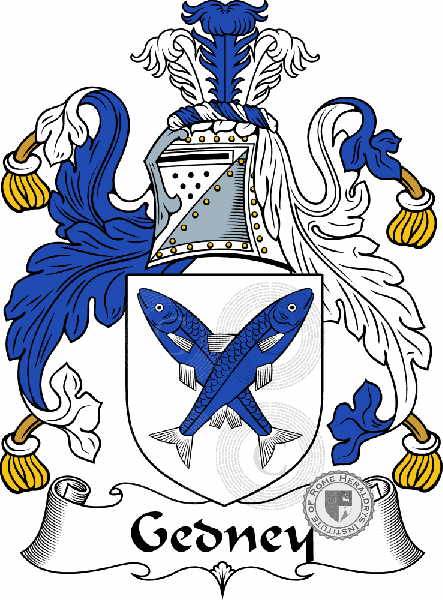 Coat of arms of family Gedney