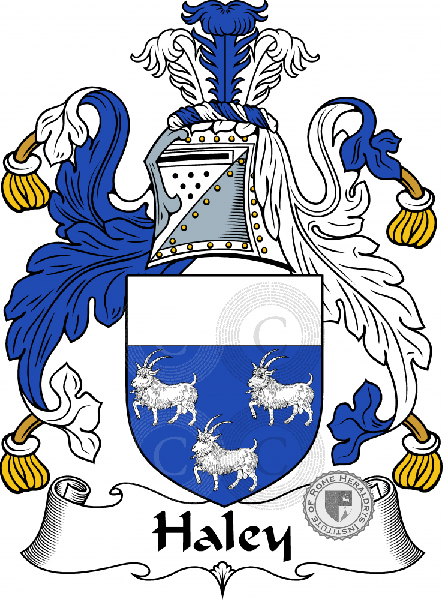 Coat of arms of family Haley