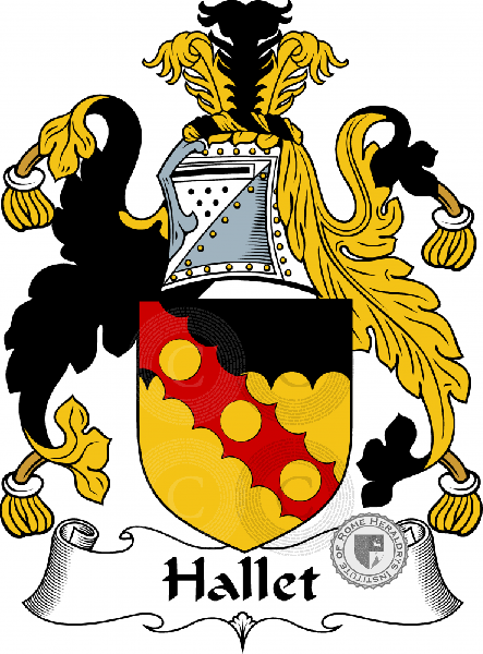 Wappen der Familie Hallet