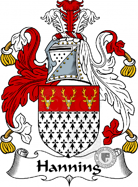Wappen der Familie Hanning