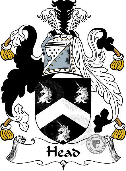 Coat of arms of family Head