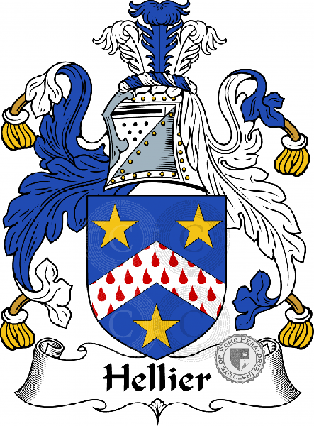 Coat of arms of family Hellier