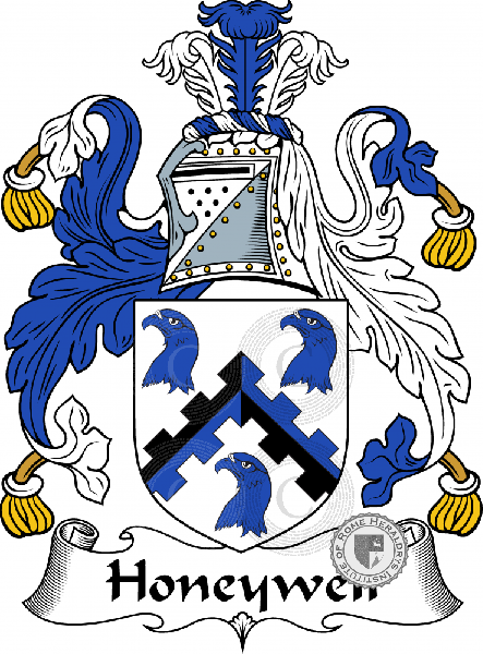 Coat of arms of family Honeywill
