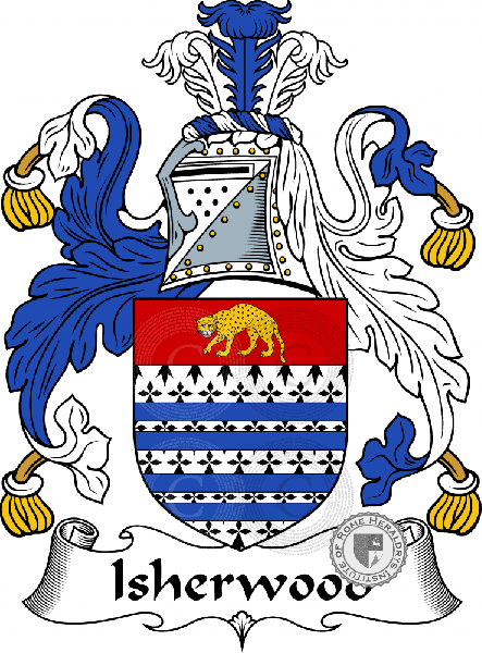 Coat of arms of family Isherwood