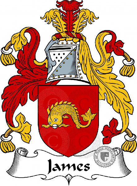 Coat of arms of family James I