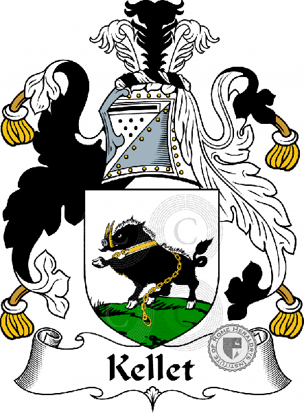 Coat of arms of family Kellet