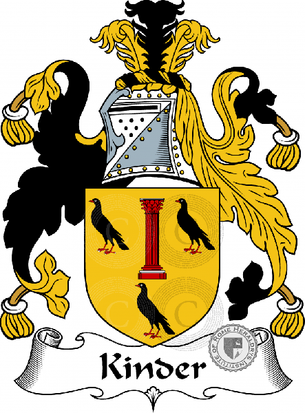 Coat of arms of family Kinder