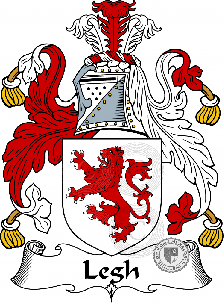 Coat of arms of family Legh