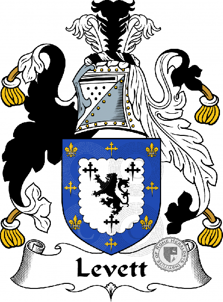 Coat of arms of family Levett