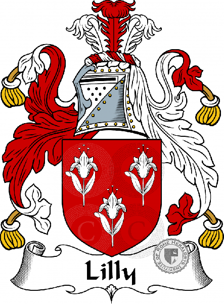 Coat of arms of family Lilly