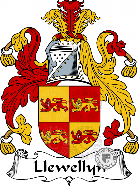 Brasão da família Llewellyn (Wales)