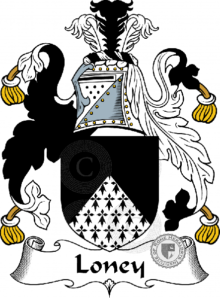 Wappen der Familie Loney