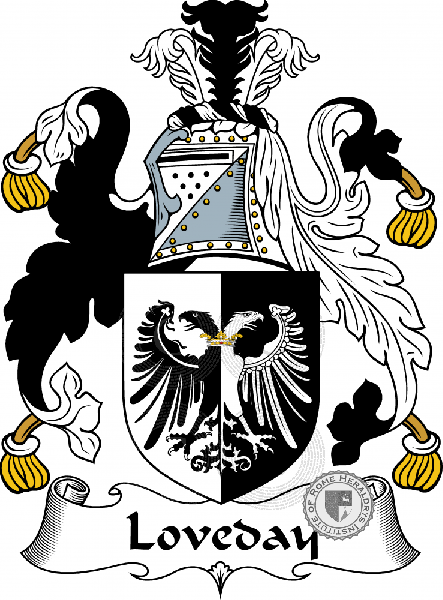 Wappen der Familie Loveday